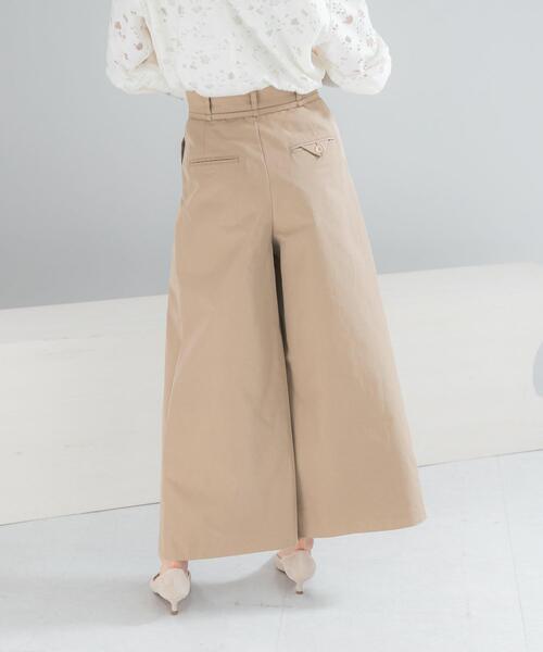 URBAN RESEARCH ROSSO WOMEN(アーバンリサーチ ロッソ)の「コットンツイルベルテッドワイドパンツ(その他パンツ・レディース・ブルー/ベージュ・36/38)」の20枚目の写真