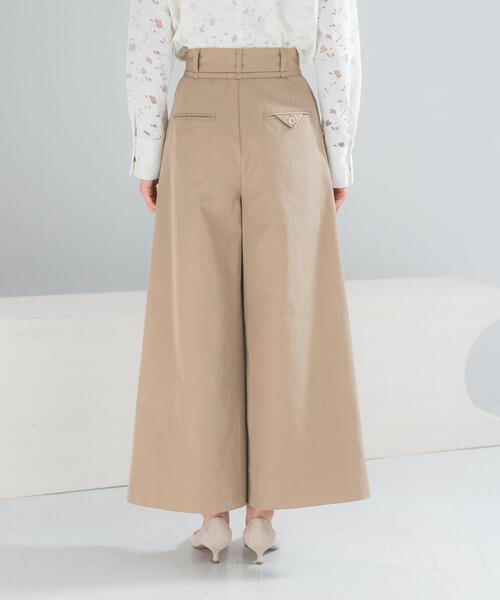 URBAN RESEARCH ROSSO WOMEN(アーバンリサーチ ロッソ)の「コットンツイルベルテッドワイドパンツ(その他パンツ・レディース・ブルー/ベージュ・36/38)」の15枚目の写真