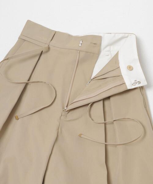 URBAN RESEARCH ROSSO WOMEN(アーバンリサーチ ロッソ)の「コットンツイルベルテッドワイドパンツ(その他パンツ・レディース・ブルー/ベージュ・36/38)」の12枚目の写真