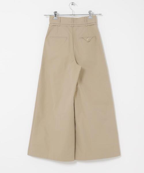 URBAN RESEARCH ROSSO WOMEN(アーバンリサーチ ロッソ)の「コットンツイルベルテッドワイドパンツ(その他パンツ・レディース・ブルー/ベージュ・36/38)」の10枚目の写真