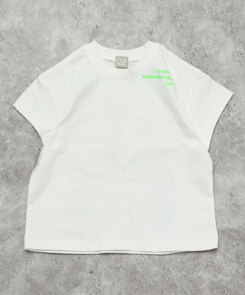 DILASH(ディラッシュ)の「【綿100%】ニューヨークフォト×ネオンメッセージ半袖T(Tシャツ/カットソー・キッズ・オフホワイト/ブラック・100/120/110/90/80/140/130)」の10枚目の写真