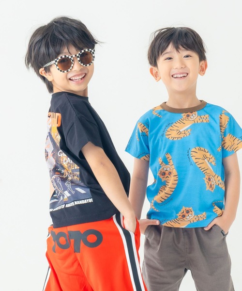 DILASH(ディラッシュ)の「【綿100%】ニューヨークフォト×ネオンメッセージ半袖T(Tシャツ/カットソー・キッズ・オフホワイト/ブラック・100/120/110/90/80/140/130)」の16枚目の写真