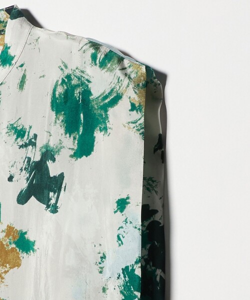 SACRA（サクラ）の「＜SACRA＞フローラプリント ノースリーブブラウス（シャツ/ブラウス・レディース・ケリーグリーン・38）」の13枚目の写真