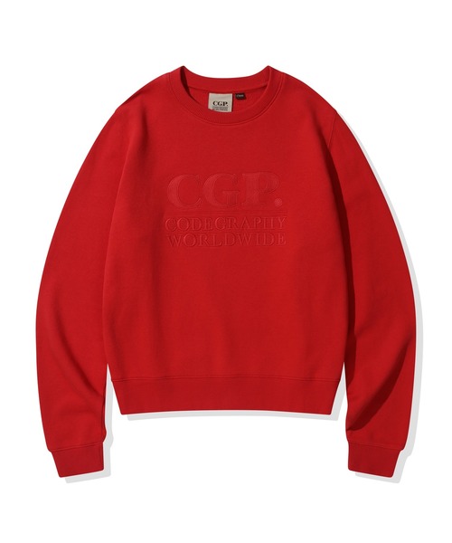 codegraphy（コードグラフィー）の「(Women's) Square Logo Sweatshirt CBEBWTL020（ニット/セーター・メンズ・ダークネイビー/オートミール/Off White・SMALL/MEDIUM）」の18枚目の写真