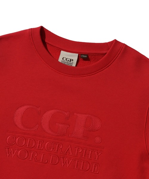 codegraphy（コードグラフィー）の「(Women's) Square Logo Sweatshirt CBEBWTL020（ニット/セーター・メンズ・ダークネイビー/オートミール/Off White・SMALL/MEDIUM）」の19枚目の写真