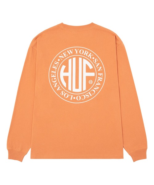 HUF(ハフ)の「REGIONAL LS TEE(Tシャツ/カットソー・メンズ・ホワイト/ライトブラウン/ブラック・XXL/XL/L/M/S/XS)」の9枚目の写真