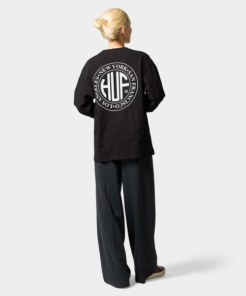 HUF(ハフ)の「REGIONAL LS TEE(Tシャツ/カットソー・メンズ・ホワイト/ライトブラウン/ブラック・XXL/XL/L/M/S/XS)」の16枚目の写真