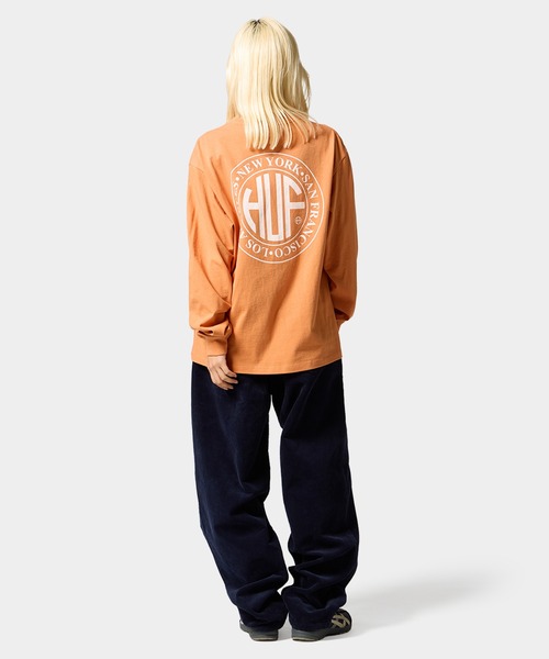 HUF(ハフ)の「REGIONAL LS TEE(Tシャツ/カットソー・メンズ・ホワイト/ライトブラウン/ブラック・XXL/XL/L/M/S/XS)」の19枚目の写真