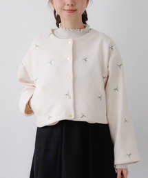 flower | タイニーブーケジャケット(ノーカラージャケット)