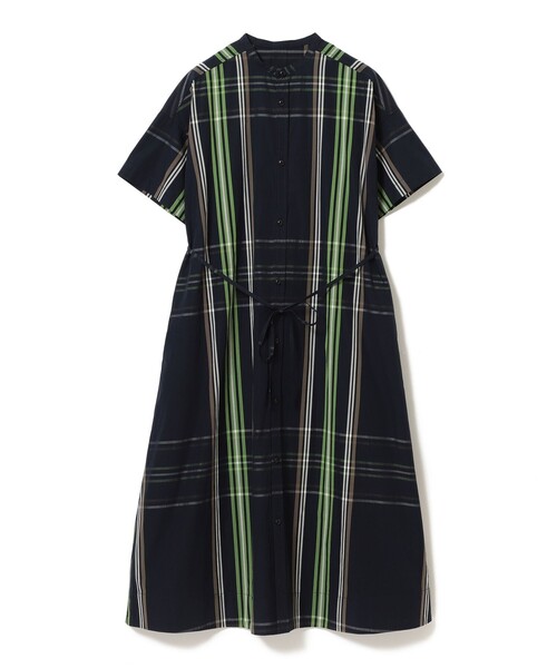 BEAMS BOY（ビームスボーイ）の「ボーイ ビッグ タータン ワンピース（ワンピース・レディース・ネイビー/ライトブルー/ホワイト系その他7・2/1）」の7枚目の写真