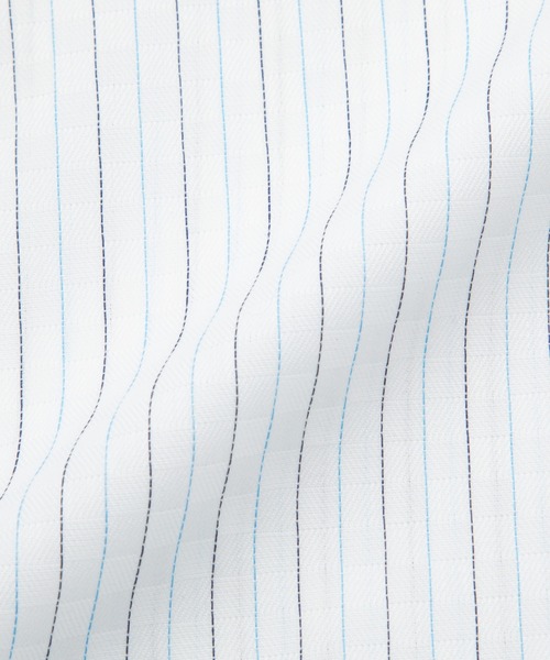 TOKYO SHIRTS（トウキョウシャツ）の「形態安定ノンアイロン スナップダウン 長袖ビジネスワイシャツ（ビジネスシャツ・メンズ・ブルー・首回り41cm-裄丈82cm/首回り41cm-裄丈86cm/首回り42cm-裄丈82cm/首回り42cm-裄丈86cm/首回り43cm-裄丈82cm/首回り43cm-裄丈86cm/首回り37cm-裄丈80cm/首回り39cm-裄丈80cm/首回り39cm-裄丈84cm）」の4枚目の写真