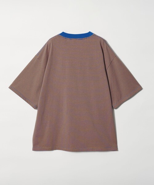 CITEN(シテン)の「<CITEN>リンガーボーダーT(Tシャツ/カットソー・メンズ・ケリーグリーン/オレンジ/ダークブラウン・S/M/L)」の18枚目の写真