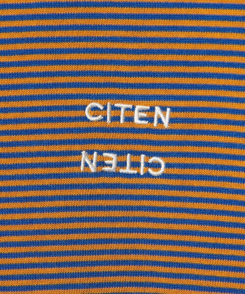 CITEN(シテン)の「<CITEN>リンガーボーダーT(Tシャツ/カットソー・メンズ・ケリーグリーン/オレンジ/ダークブラウン・S/M/L)」の22枚目の写真