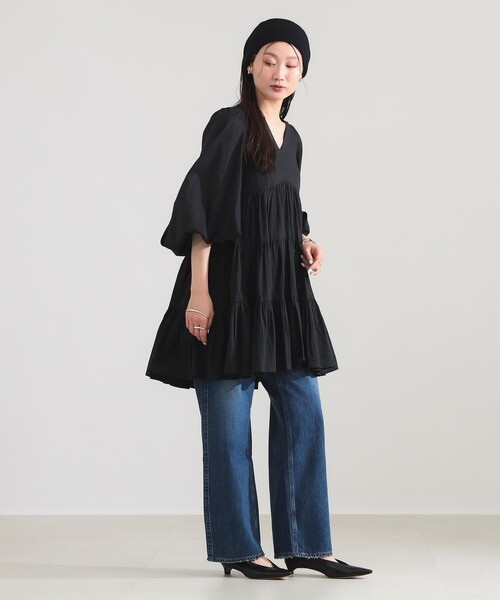 MARIHA(マリハ)の「【別注】MARIHA / エンジェルのミニワンピース(ワンピース・レディース・ブラック/ホワイト・36)」の2枚目の写真