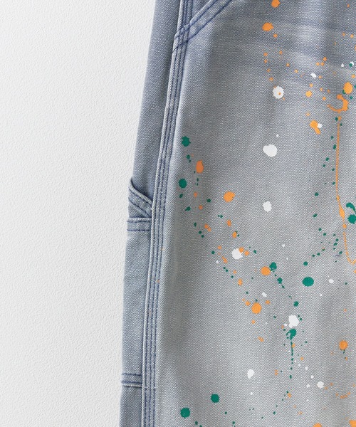 Theater code(シアターコード)の「Paint Design Washed Finish 5-Pocket Duck Denim Painter Pants Spring / ペイントデザイン ウォッシュ加工5ポケット ダック地 デニムペインターパンツ 秋 秋服メンズ 2026年秋冬(デニムパンツ・メンズ・グレー・M/L)」の8枚目の写真