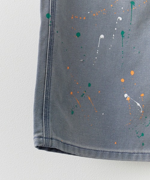 Theater code(シアターコード)の「Paint Design Washed Finish 5-Pocket Duck Denim Painter Pants Spring / ペイントデザイン ウォッシュ加工5ポケット ダック地 デニムペインターパンツ 秋 秋服メンズ 2026年秋冬(デニムパンツ・メンズ・グレー・M/L)」の7枚目の写真