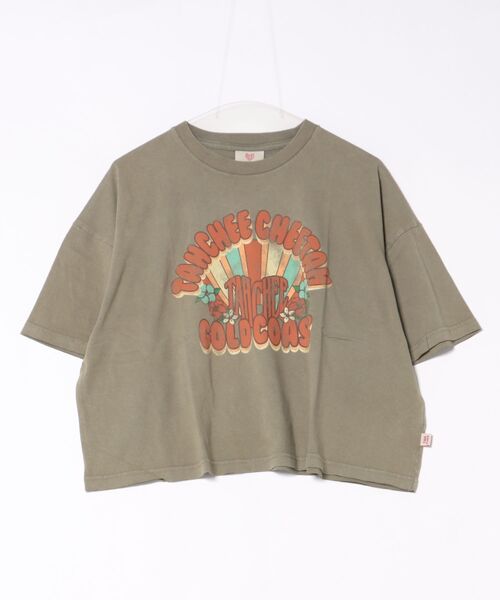 TAHCHEE（ターチー）の「TAHCHEE/ターチー 半袖Tシャツ レディース TC260900-03（Tシャツ/カットソー・レディース・ピンク/ブラック/カーキ・FREE）」の12枚目の写真