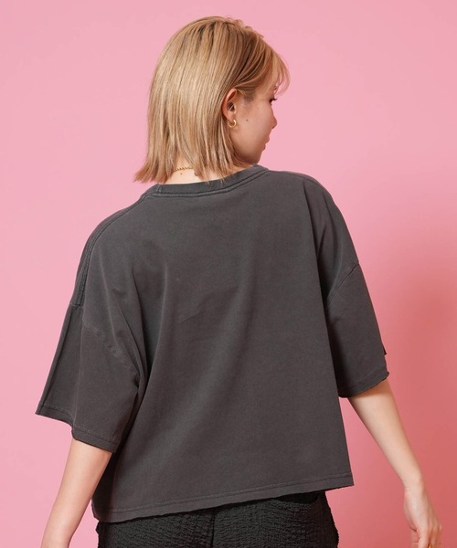 TAHCHEE（ターチー）の「TAHCHEE/ターチー 半袖Tシャツ レディース TC260900-03（Tシャツ/カットソー・レディース・ピンク/ブラック/カーキ・FREE）」の19枚目の写真