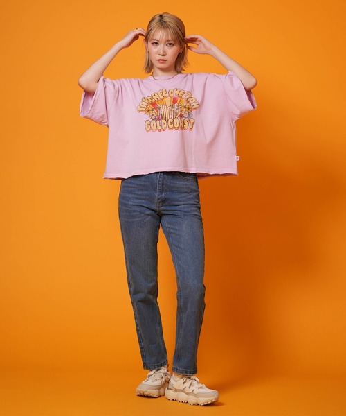 TAHCHEE（ターチー）の「TAHCHEE/ターチー 半袖Tシャツ レディース TC260900-03（Tシャツ/カットソー・レディース・ピンク/ブラック/カーキ・FREE）」の15枚目の写真
