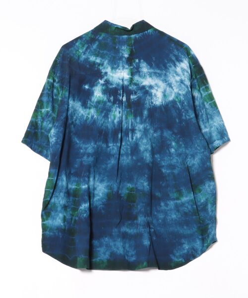 BLUE BLUE JAPAN（ブルーブルージャパン）の「アオミドリシボリ ショートスリーブシャツ（シャツ/ブラウス・メンズ・モカ・XL/S/M/L）」の9枚目の写真