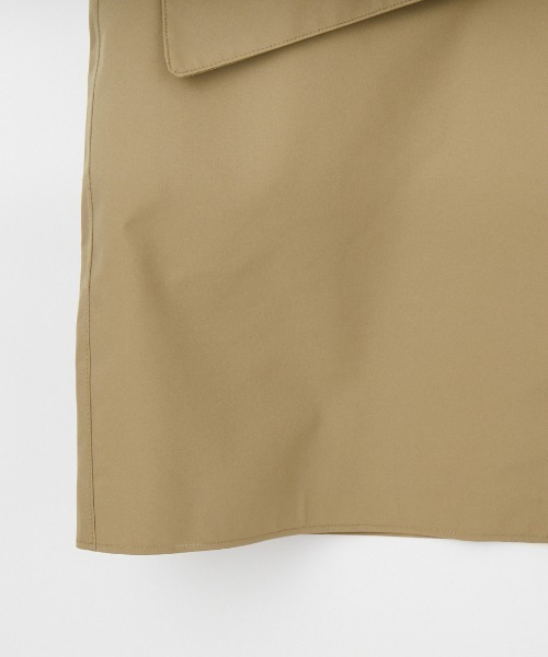 DANTON（ダントン）の「【WEB限定】[DANTON/ダントン] フード付き ショートバルマカーンコート（その他アウター・レディース・ブラック/ベージュ・S）」の3枚目の写真