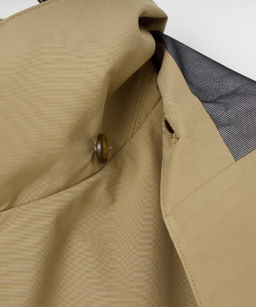 DANTON（ダントン）の「【WEB限定】[DANTON/ダントン] フード付き ショートバルマカーンコート（その他アウター・レディース・ブラック/ベージュ・S）」の9枚目の写真