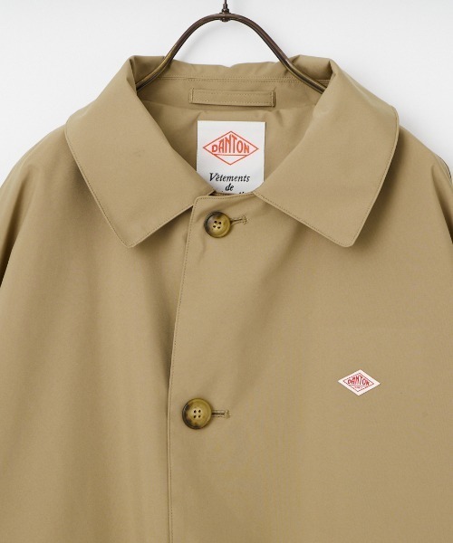 DANTON（ダントン）の「【WEB限定】[DANTON/ダントン] フード付き ショートバルマカーンコート（その他アウター・レディース・ブラック/ベージュ・S）」の10枚目の写真