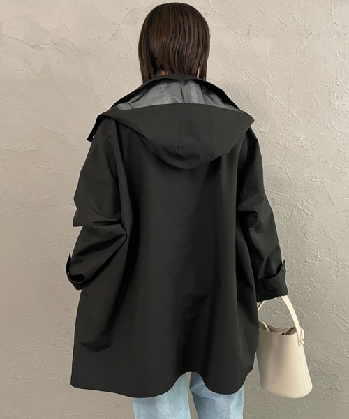 danton フードコート ブラックLサイズ 42【引き取り限定】 【公式通販】