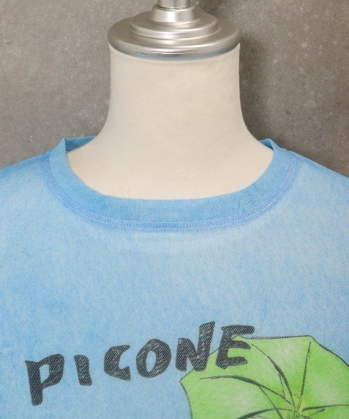 STUDIO PICONE(スタジオピッコーネ)の「アートイラストツインセット(Tシャツ/カットソー・レディース・ブルー・M/LL/L)」の11枚目の写真