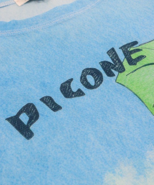 STUDIO PICONE(スタジオピッコーネ)の「アートイラストツインセット(Tシャツ/カットソー・レディース・ブルー・M/LL/L)」の12枚目の写真