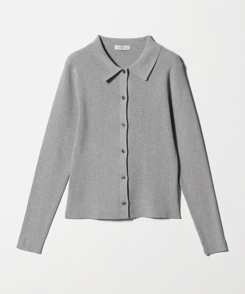 green label relaxing（グリーンレーベルリラクシング）の「＜1_OF MINE＞エリツキ リブ ニット（ニット/セーター・レディース・ライトグレー/ホワイト/ライトピンク/ネイビー・FREE）」の22枚目の写真