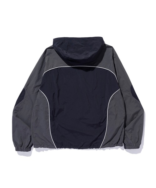 XLARGE（エクストララージ）の「PIPING HOODED JACKET（ナイロンジャケット・メンズ・ブラック/ホワイト/ネイビー・XL/L/M/S）」の10枚目の写真