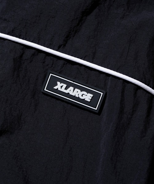 XLARGE（エクストララージ）の「PIPING HOODED JACKET（ナイロンジャケット・メンズ・ブラック/ホワイト/ネイビー・XL/L/M/S）」の11枚目の写真