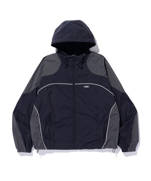 XLARGE（エクストララージ）の「PIPING HOODED JACKET（ナイロンジャケット・メンズ・ブラック/ホワイト/ネイビー・XL/L/M/S）」の17枚目の写真