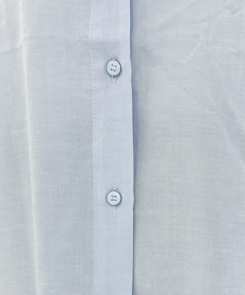 MISCH MASCH（ミッシュマッシュ）の「2026春夏新作 WEB限定 レース襟付きベーシックブラウス（シャツ/ブラウス・レディース・ブルー/ホワイト・ﾌﾘ-）」の8枚目の写真