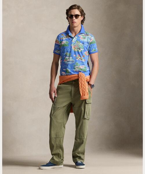 POLO RALPH LAUREN（ポロ ラルフ ローレン）の「クラシック フィット Polo ベア メッシュ ポロシャツ（ポロシャツ・メンズ・ブルー・XXL/XS/XL/S/M/L）」の6枚目の写真