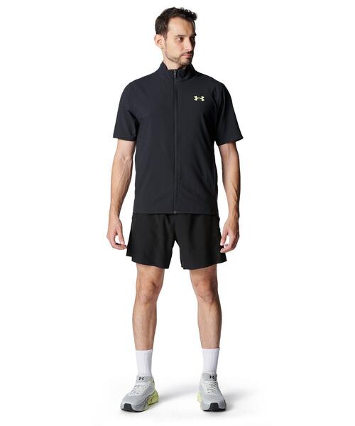 UNDER ARMOUR(アンダーアーマー)の「UAフレッシュウーブン フルジップ ショートスリーブ Tシャツ(トレーニング/メンズ)(その他アウター・メンズ・ブラック系その他・L/XL/M/S/2XL)」の3枚目の写真