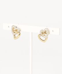 Guess（ゲス）の「BELOVED 15MM Heart Links Studs アクセサリー ピアス（ピアス（両耳用））」