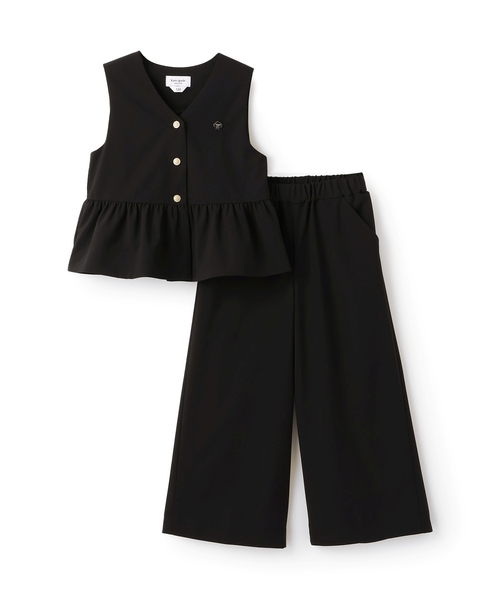 ペプラムジレ＆パンツセット（セットアップ）｜kate spade new york