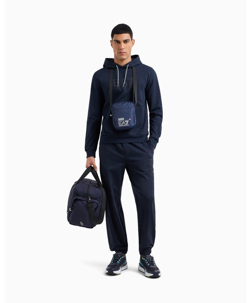 EMPORIO ARMANI EA7(エンポリオアルマーニイーエーセブン)の「<オンライン限定>【エンポリオ アルマーニ EA7】Visibility ジョガーパンツ コットン(スウェットパンツ・メンズ・ブラック/ネイビー・SMALL/X-LARGE/XX-LARGE/X-SMALL/MEDIUM/LARGE)」の10枚目の写真