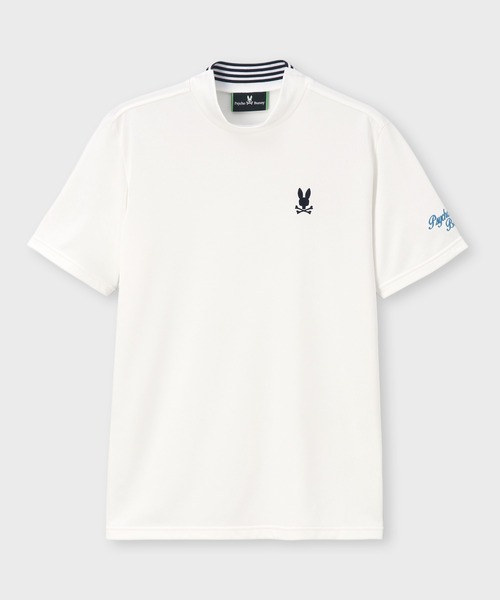 Psycho Bunny（サイコバニー）の「[GOLF]ベーシックバニー モックネックTシャツ（Tシャツ/カットソー・メンズ・ホワイト/ライトグリーン/ブラック・X-LARGE/LARGE/MEDIUM）」の7枚目の写真