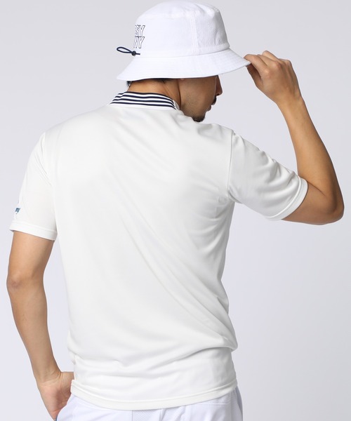 Psycho Bunny（サイコバニー）の「[GOLF]ベーシックバニー モックネックTシャツ（Tシャツ/カットソー・メンズ・ホワイト/ライトグリーン/ブラック・X-LARGE/LARGE/MEDIUM）」の5枚目の写真
