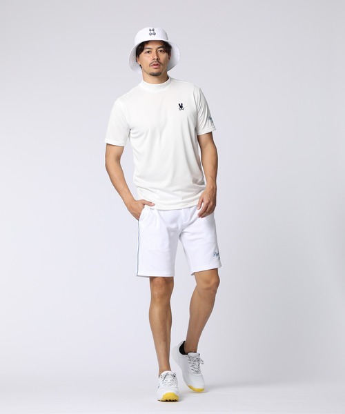 Psycho Bunny（サイコバニー）の「[GOLF]ベーシックバニー モックネックTシャツ（Tシャツ/カットソー・メンズ・ホワイト/ライトグリーン/ブラック・X-LARGE/LARGE/MEDIUM）」の6枚目の写真