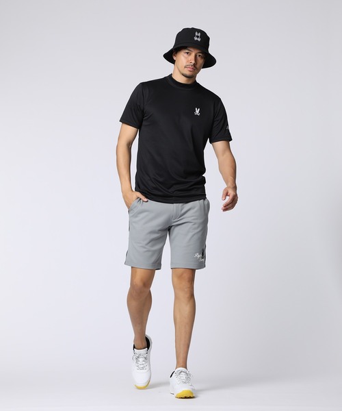 Psycho Bunny（サイコバニー）の「[GOLF]ベーシックバニー モックネックTシャツ（Tシャツ/カットソー・メンズ・ホワイト/ライトグリーン/ブラック・X-LARGE/LARGE/MEDIUM）」の10枚目の写真