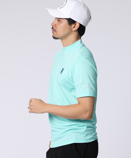 Psycho Bunny（サイコバニー）の「[GOLF]ベーシックバニー モックネックTシャツ（Tシャツ/カットソー・メンズ・ホワイト/ライトグリーン/ブラック・X-LARGE/LARGE/MEDIUM）」の12枚目の写真