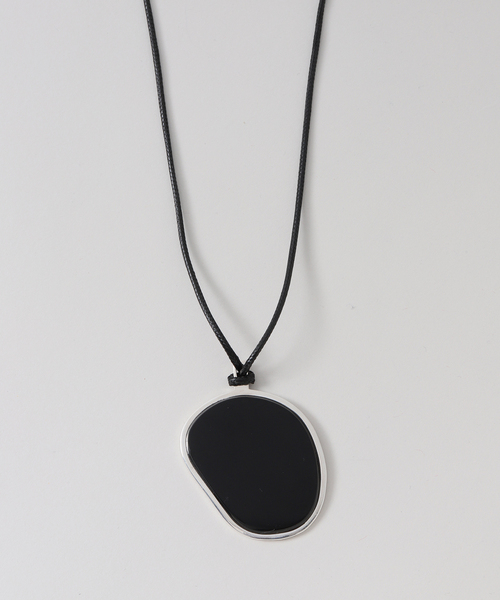 IENA（イエナ）の「JAMIRAY/ジャミレイ BEAN STONE CORD NL ネックレス（ネックレス・レディース・ブラック・FREE）」の4枚目の写真