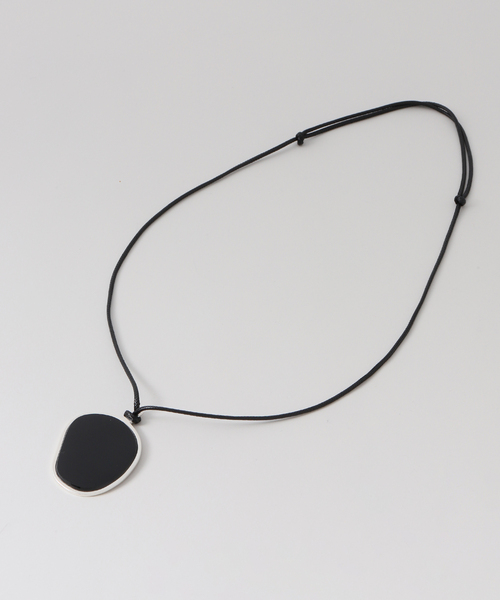 IENA（イエナ）の「JAMIRAY/ジャミレイ BEAN STONE CORD NL ネックレス（ネックレス・レディース・ブラック・FREE）」の5枚目の写真