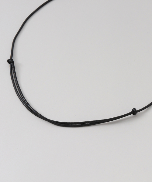 IENA（イエナ）の「JAMIRAY/ジャミレイ BEAN STONE CORD NL ネックレス（ネックレス・レディース・ブラック・FREE）」の10枚目の写真