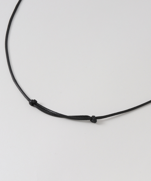 IENA（イエナ）の「JAMIRAY/ジャミレイ BEAN STONE CORD NL ネックレス（ネックレス・レディース・ブラック・FREE）」の11枚目の写真
