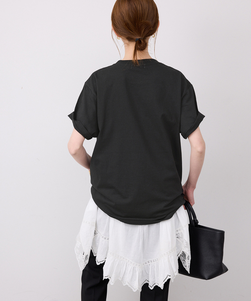 GOOD ROCK SPEED(グッドロックスピード)の「GOOD ROCK SPEED/グッドロックスピード SLOBE別注 PHOTO TEE(Tシャツ/カットソー・レディース・ホワイト/ブラック・FREE)」の9枚目の写真
